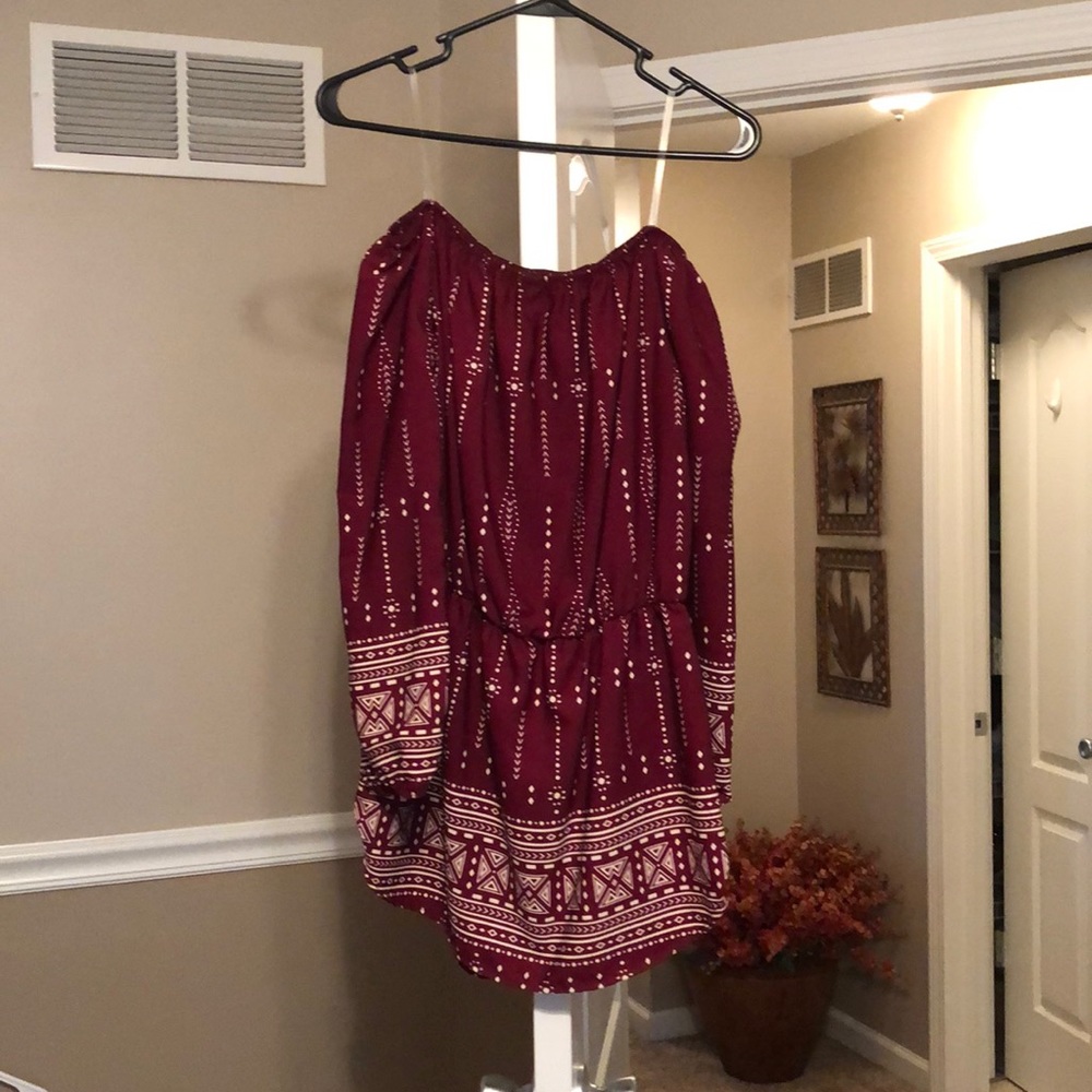 Off Shoulder Tunic Top
